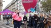 Rassemblement de soutien à Melissa salariée de la Ratp victime de harcèlement sexuel.