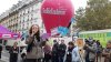 Rassemblement de soutien à Melissa salariée de la Ratp victime de harcèlement sexuel.